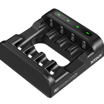 XTAR L4 4-Bay Smart Charger for NiMH and Li-ion AA and AAAs
