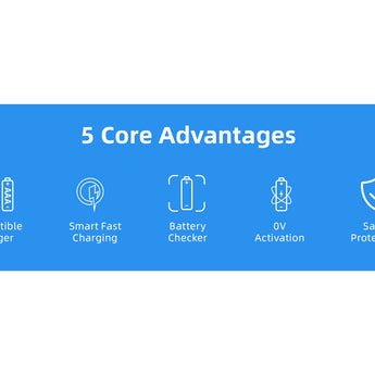 XTAR L4 4-Bay Smart Charger for NiMH and Li-ion AA and AAAs