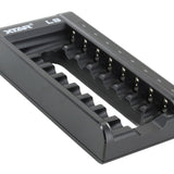 XTAR L8 8-Bay Smart Charger for NiMH and Li-ion AA and AAAs