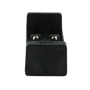 XTAR MC2 2-bay USB Portable Li-ion Battery Charger with Cable - Charges 18650, 18500, 14500, 16340, 26650