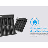XTAR MC4S 4-Bay Li-ion and NiMH Battery Charger
