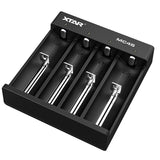 XTAR MC4S 4-Bay Li-ion and NiMH Battery Charger