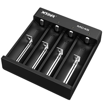 XTAR MC4S 4-Bay Li-ion and NiMH Battery Charger