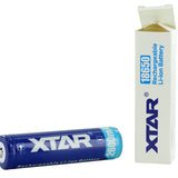 Xtar Samsung ICR 18650 2600mAh 3.7V Protected High-Drain 5.2A Lithium Ion (Li-ion) Button Top Battery - Boxed
