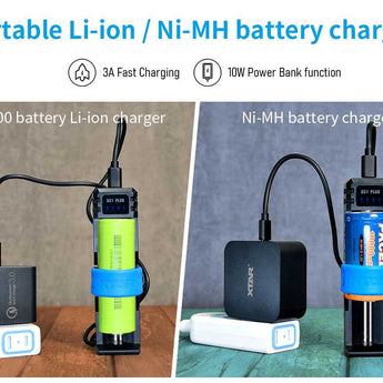 XTAR SC1 Plus Portable USB Single Bay Battery Charger