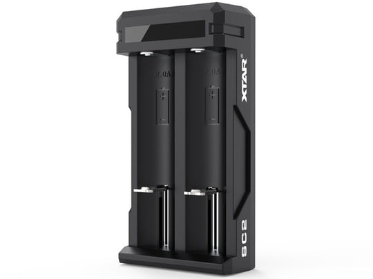 XTAR SC2 Portable USB Dual Bay Battery Charger