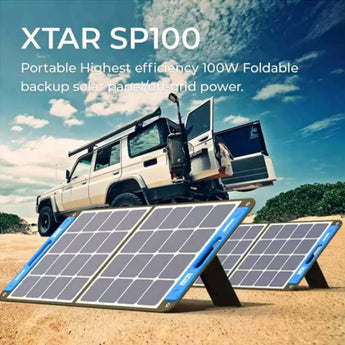 XTAR SP100 Portable and Adustable 100W Solar Panel