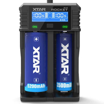 Xtar SV2 2-Bay Li-ion and NiMh Fast Charger