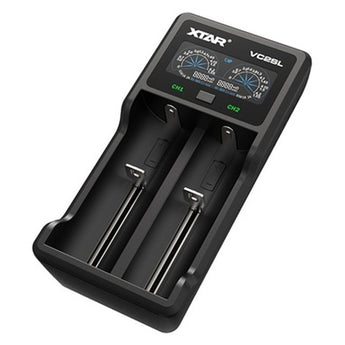 XTAR VC2SL Dual Bay USB Battery Charger Included Charger USB