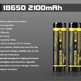 Sony VTC4 18650 2100mAh 3.6V Unprotected High-Drain 30A Lithium Ion (Li-ion) Flat Top Battery - Boxed