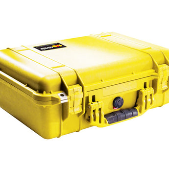 Pelican 1500 Watertight Case With Foam - Black, Orange, Yellow, Tan, Green, or Silver