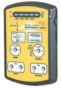 ZTS Mini Multi-Battery Tester (MINI-MBT9R) - 9V NiMH Version
