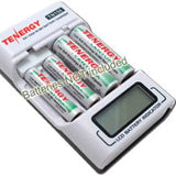 Tenergy TN156 4-Bay AA/AAA NiMH LCD Battery Charger