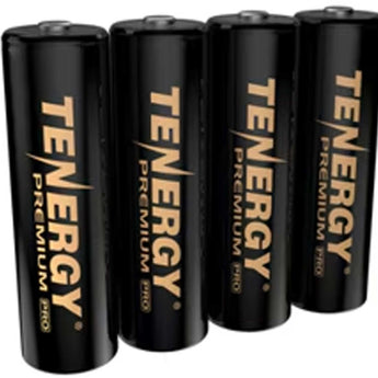 Tenergy 10449 Premium Pro AAA 1100mAh 1.2V Nickel Metal Hydride (NiMH) Low Self Discharge Button Top Battery - Bulk