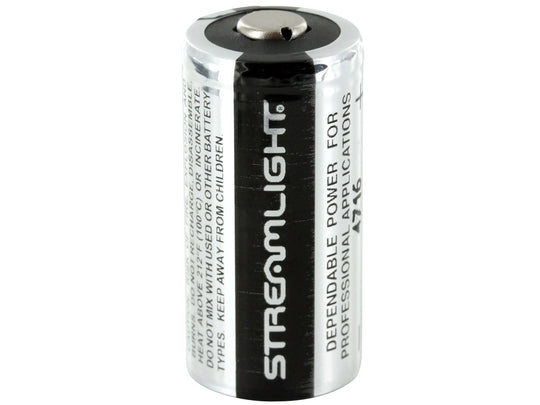 Streamlight 85177 CR123A 1400mAh 3V Lithium Primary (LiMNO2) Button Top Batteries - 12-Pack