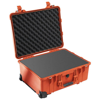 Pelican 1560 Protector Case - With Wheels - Multiple Color Options - With Foam, Without Foam, or with TrekPack Dividers