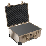 Pelican 1560 Protector Case - With Wheels - Multiple Color Options - With Foam, Without Foam, or with TrekPack Dividers
