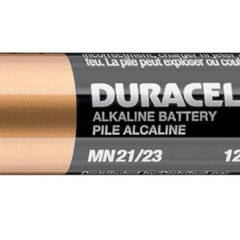 Duracell A23 12V Alkaline Button Top Battery (MN21/23) - Bulk