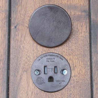 Sillites SCR Tamper-Resistant Self-Contained Receptacle Outlet - 15 Amp 120 Volt - Brown (SCRBR)