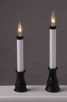 Sillites Electric Window Candle - 7.5in or 9in - Antique Bronze, Brushed Nickel, Matte Black or Polished Brass