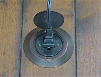 Sillites - Floor Ring - For Use With Sillites SCR Receptacle Outlet - Antique Bronze or Brushed Nickel Finish