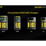 Nitecore NL2150RX 21700 5000mAh 3.6V Protected Lithium Ion (Li-ion) Button Top Battery with Built In USB-C Charging Port