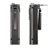 RovyVon Angel Eyes E90 USB-C Rechargeable EDC LED Flashlight - 3500 Lumens - 650nm Red Side Light - 365nm UV Side Light - Uses Built-in 3000mAh Li-ion Battery Pack - Gunmetal