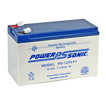 Power-Sonic AGM General Purpose PS-1270 7Ah 12V Rechargeable Sealed Lead Acid (SLA) Battery - F1 or F2 Terminal