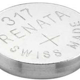 Renata 317 MP 10.5mAh 1.55V Silver Oxide Coin Cell Battery - 1 Piece Tear Strip, Sold Individually