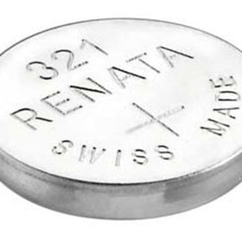 Renata 321 MP 14.5mAh 1.55V Silver Oxide Coin Cell Battery - 1 Piece Tear Strip, Sold Individually