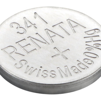 Renata 341 MPS 15mAh 1.55V Silver Oxide Coin Cell Battery - 1 Piece Tear Strip, Sold Individually
