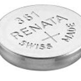 Renata 361 MP 24mAh 1.55V Silver Oxide Coin Cell Battery - 1 Piece Tear Strip, Sold Individually