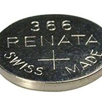 Renata 366 MP 47mAh 1.55V Silver Oxide Coin Cell Battery - 1 Piece Tear Strip, Sold Individually
