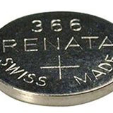 Renata 366 MP 47mAh 1.55V Silver Oxide Coin Cell Battery - 1 Piece Tear Strip, Sold Individually