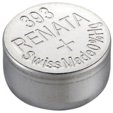 Renata 393 MPS 80mAh 1.55V Silver Oxide Coin Cell Battery - 1 Piece Tear Strip, Sold Individually