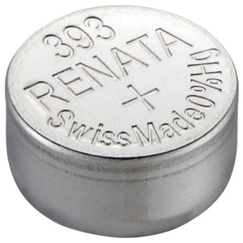 Renata 393 MPS 80mAh 1.55V Silver Oxide Coin Cell Battery - 1 Piece Tear Strip, Sold Individually