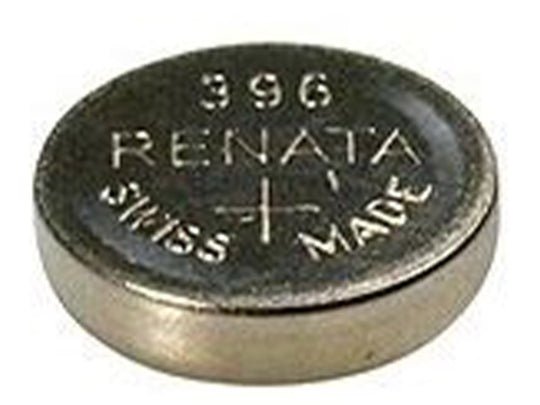 Renata 396 MP 32mAh 1.55V Silver Oxide Coin Cell Battery - 1 Piece Tear Strip, Sold Individually