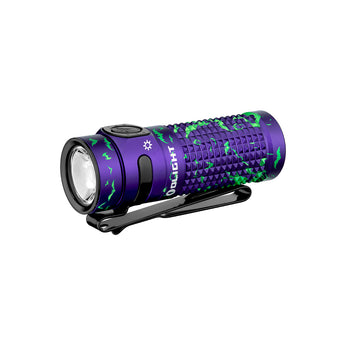 Olight Baton 4 Rechargeable LED Flashlight - 1300 Lumens - Includes 1 x 16340 and Optional Charging Case - Black or Other Colors