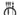 SZX 3-in-1 Universal Charging Cable - with Lightning, Micro-USB, and USB-C - close up of all ports
