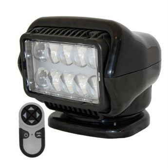 GoLight Stryker ST LED Portable Mount Spotlight with Wireless Handheld Remote and Magnetic Base - Black