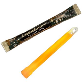 Cyalume 6-inch ChemLight Chemical Light Sticks - Case of 10 - Individually Foiled - Multiple Color Options Available