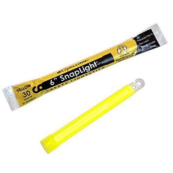 Cyalume 6-inch ChemLight Chemical Light Sticks - Case of 10 - Individually Foiled - Multiple Color Options Available