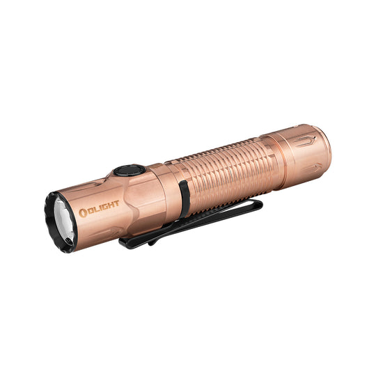 Olight Warrior 3S Rechargeable LED Tactical Flashlight - 2300 Lumens - Includes 1 x 21700 - Dark Space Silver