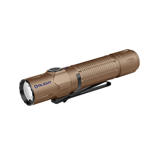 Olight Warrior 3S Rechargeable LED Tactical Flashlight - 2300 Lumens - Includes 1 x 21700 - Earth
