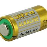 Exell A28PX 28A 6V Alkaline Industrial Battery for Pet Collars, Headlamps, Cameras - Equivalent to 4LR44, PX28, 544 - Tear Strip