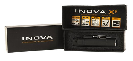 Inova XS LED Flashlight - 53 Lumens - Includes 1 x AAA - Black (XSDMA-GB)