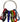 Nite Ize S-Biner KeyRing - Stainless Steel Ring with 6 x Plastic #0 S-Biner Carabiner Clips - Stainless (KRG-03-11)