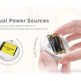 Nitecore Bubble All-Purpose LED Lantern - 100 Lumens - Uses 3 x AAA (included) or 1 x HLB-1300 Li-ion Battery Pack - White, Yellow, Green, Purple, or Pink