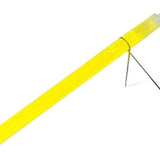 Cyalume 10-inch SnapLight Flare Alternative Light Sticks with Bi-Pod Stands - Case of 40 - Unfoiled - Yellow (9-27030)