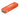 Acebeam Keylight 500 orange keychain flashlight sitting flat, angled view on a white background